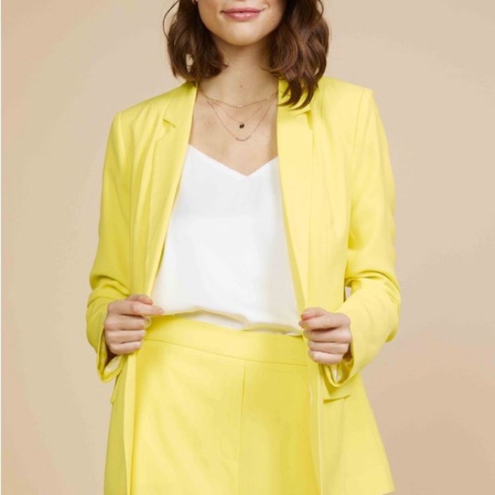 Brand new Skies Are Blue bright yellow blazer